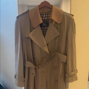 Burberry Beige Trench Coat for Men